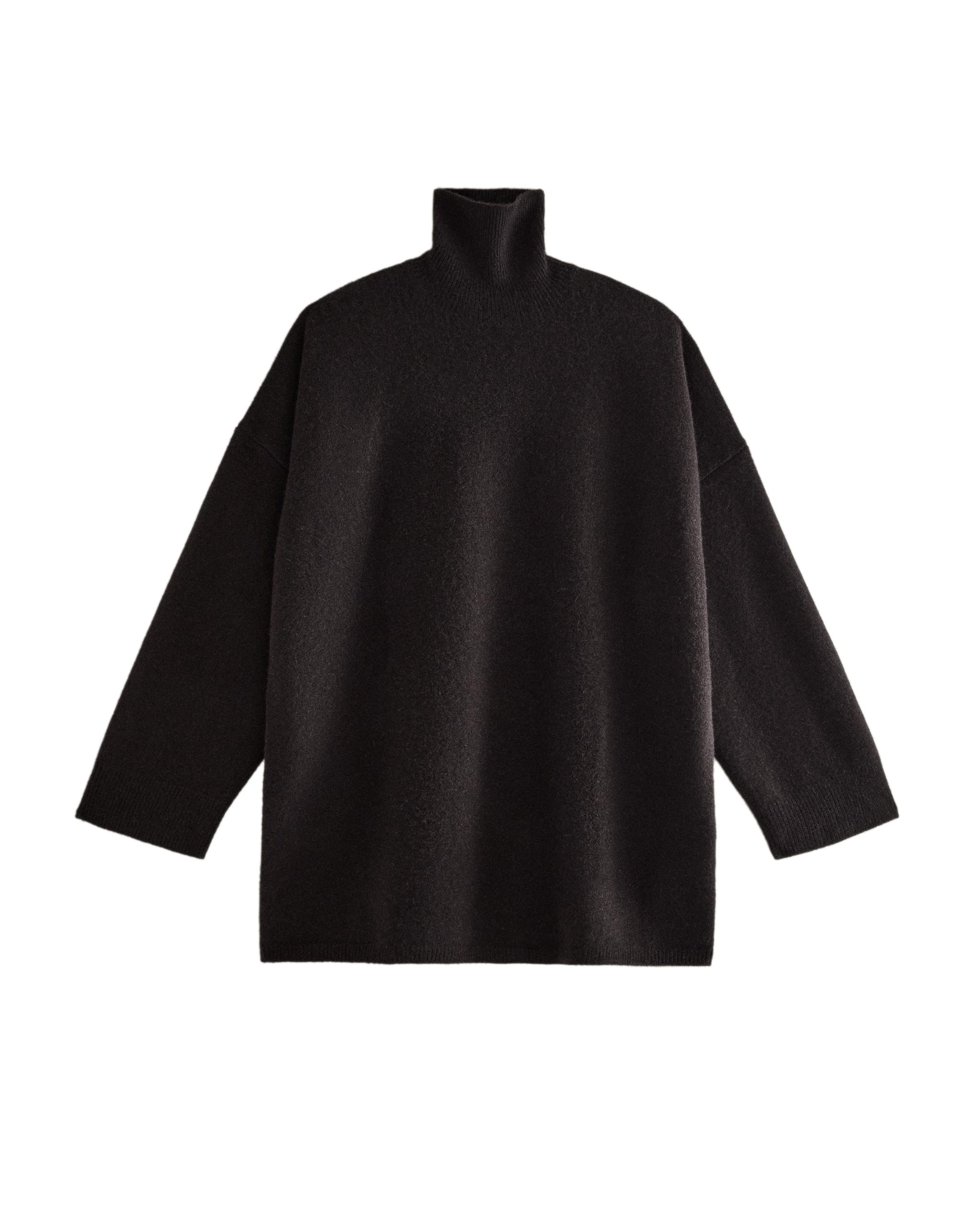 トップス cashmere touch high neck pullover black Enza Costa Tissue Cashmere Slouch Sweater in Black | REVOLVE