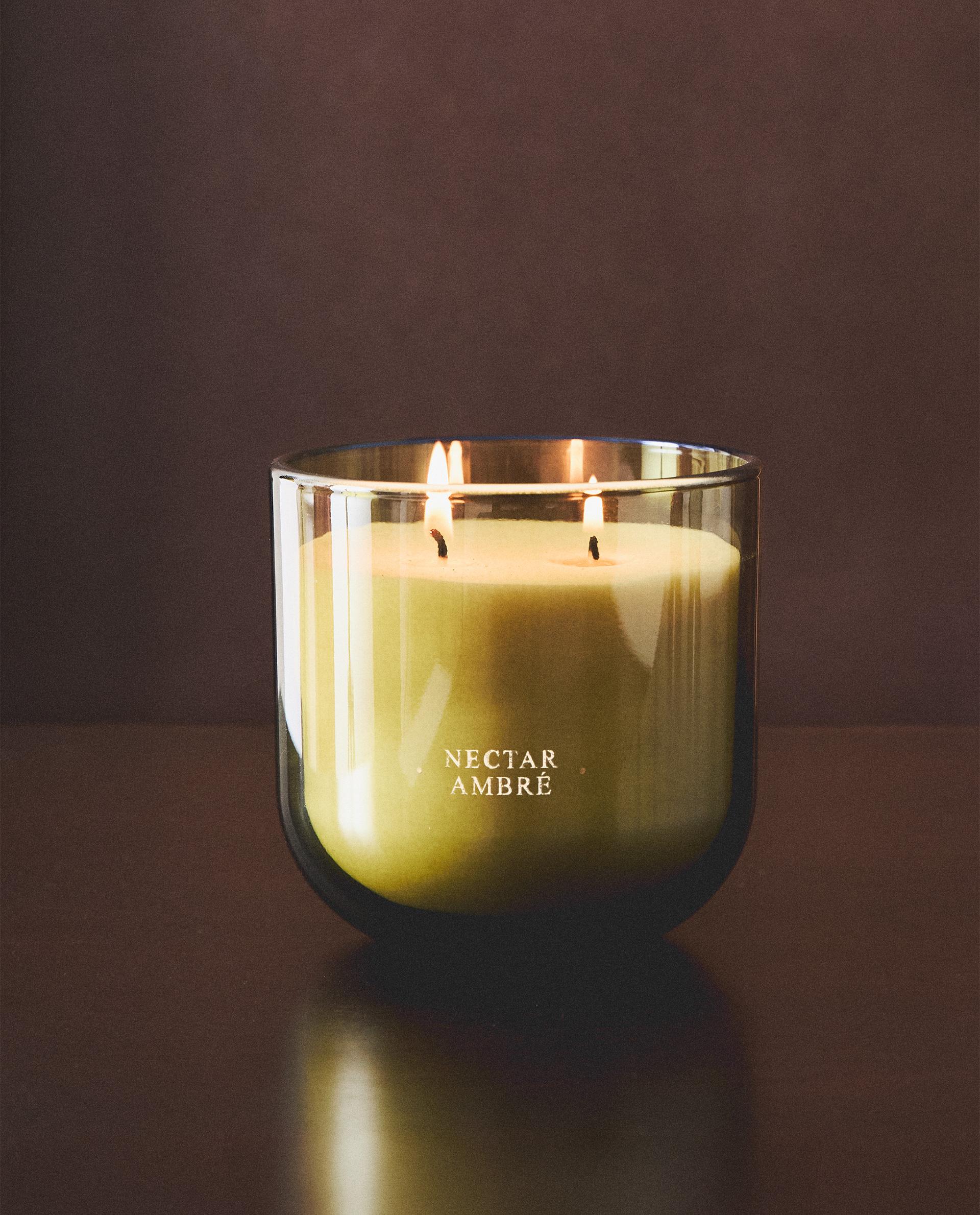 (400 G) BOUGIE PARFUMÉE NECTAR AMBRÉ (400 G) BOUGIE PARFUMÉE NECTAR AMBRÉ