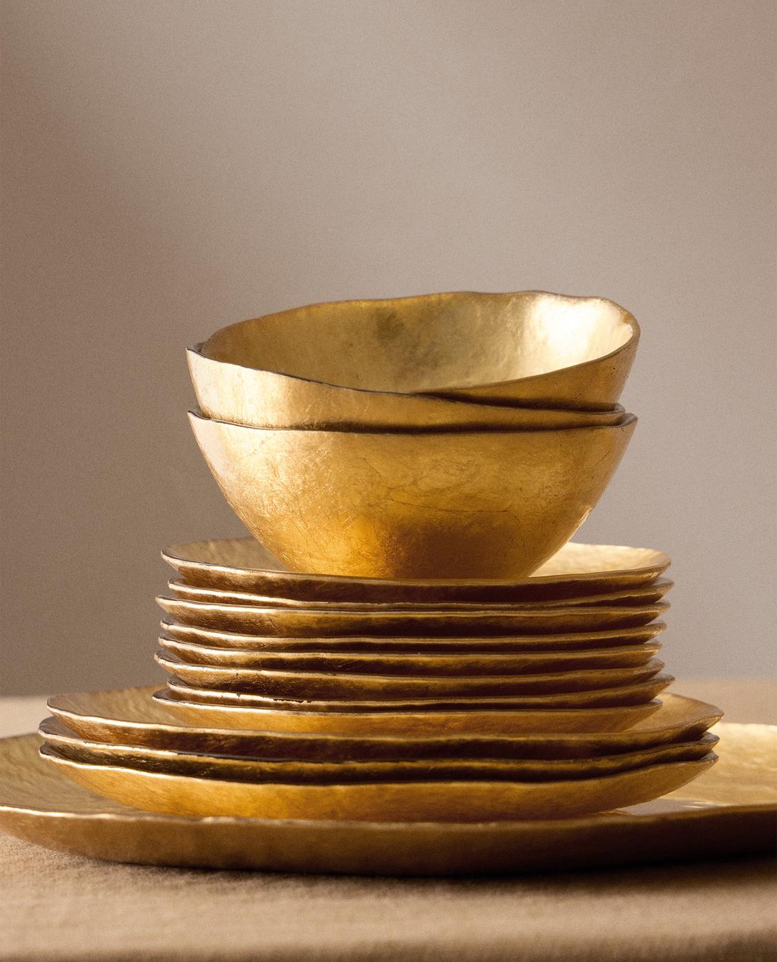 ゴールドガラス テーブルウェア | Zara Home 日本/Japan 