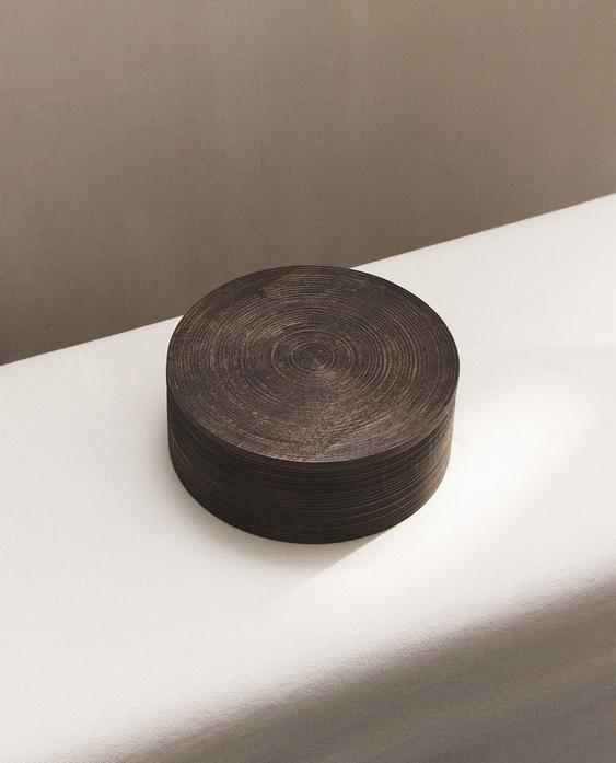 ROUND WOODEN BOX