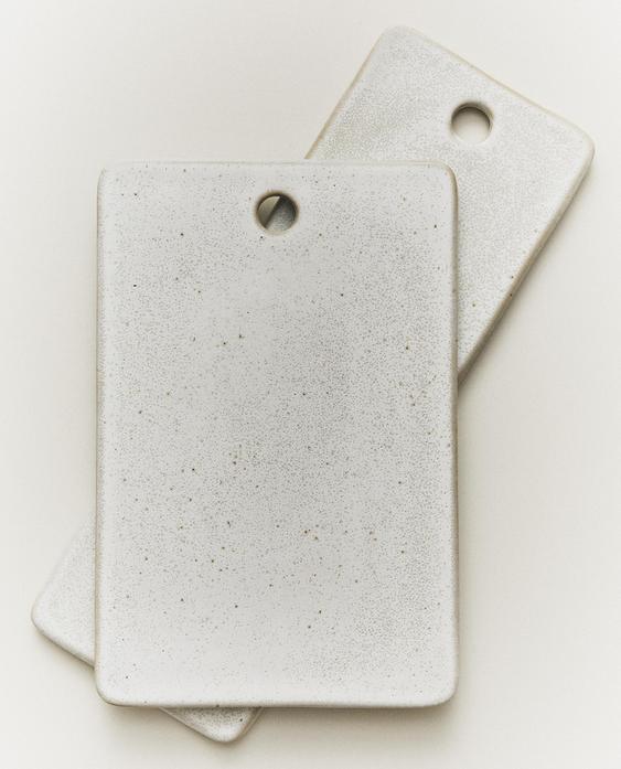 RECTANGULAR STONEWARE KITCHEN CHOPPING BOARD