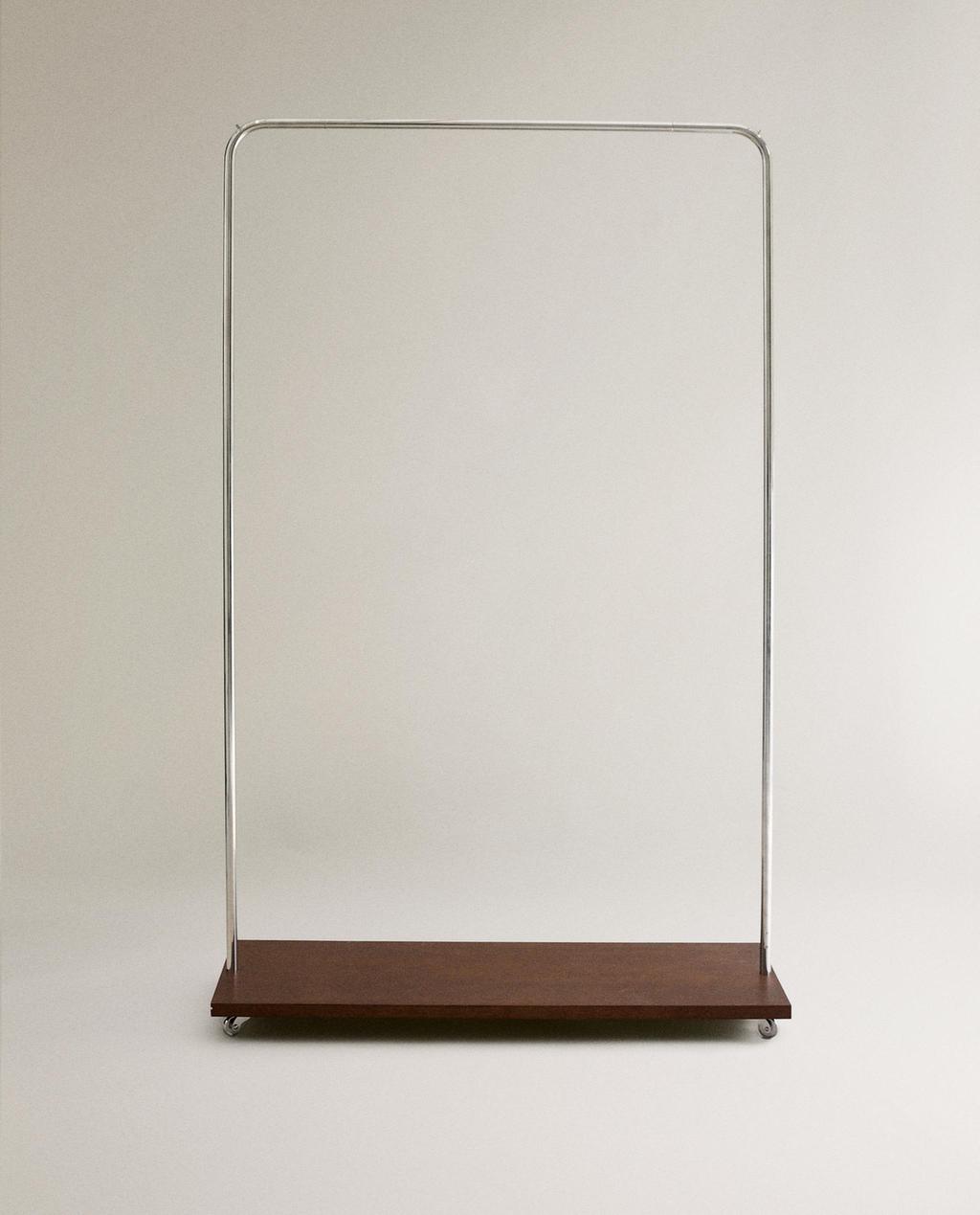 METAL AND WOOD CLOTHES RACK METAL AND WOOD CLOTHES RACK