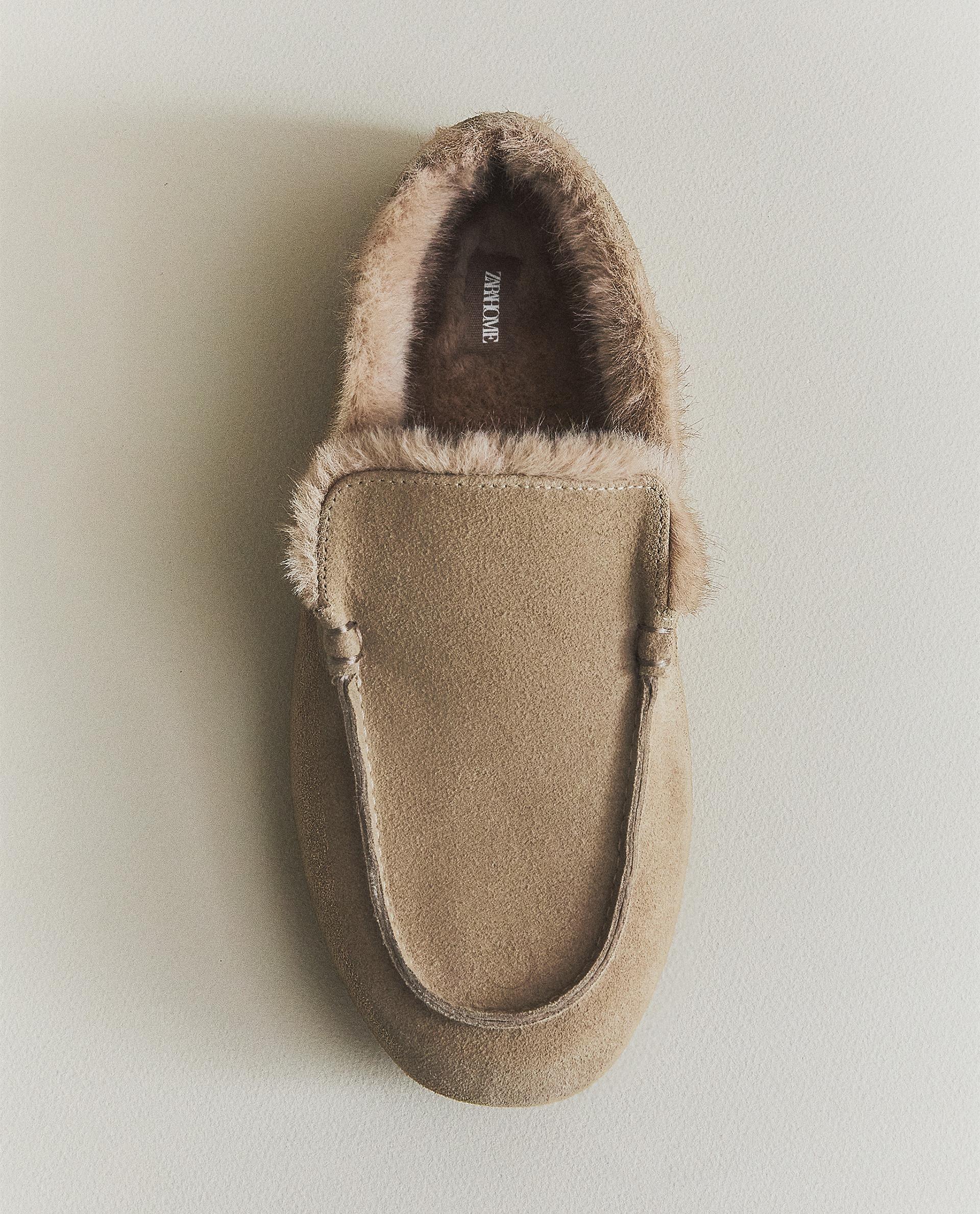 WARM LEATHER LOAFERS | Zara Home United States of America