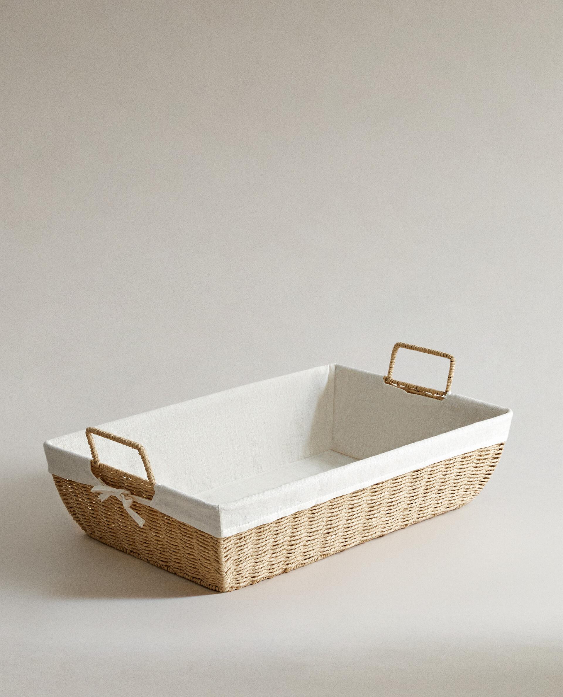 コットンライナー付き アイロン収納バスケット | Zara Home 日本/Japan
