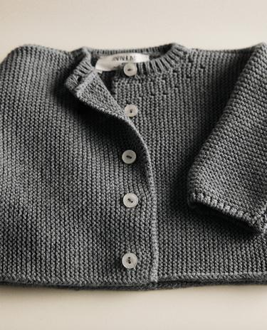 CHAQUETA BEBÉ PUNTO