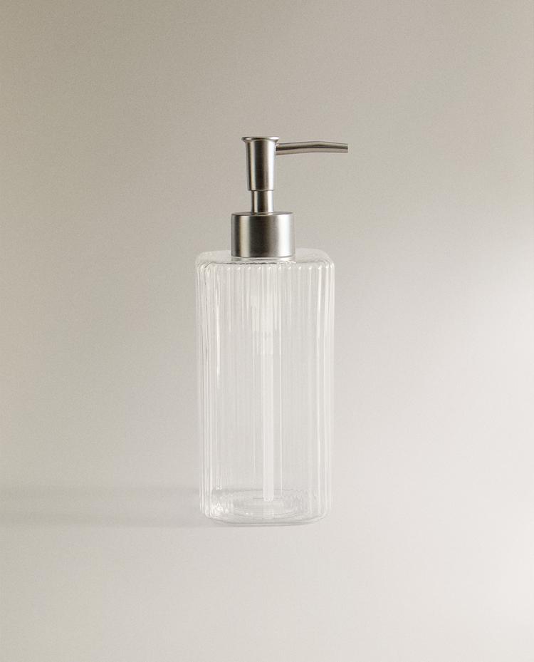 RAISED DESIGN SOAP DISPENSER