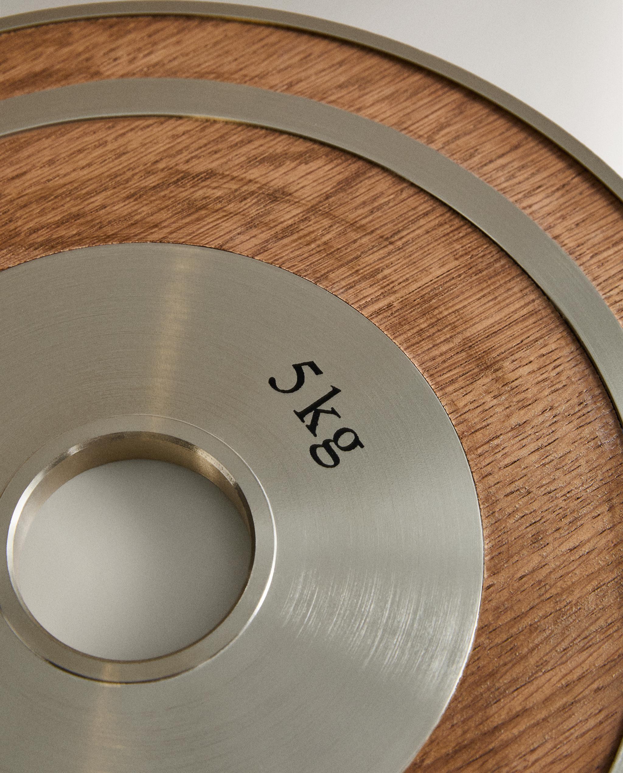 SET OF WOODEN DISC WEIGHTS (SET OF 2)