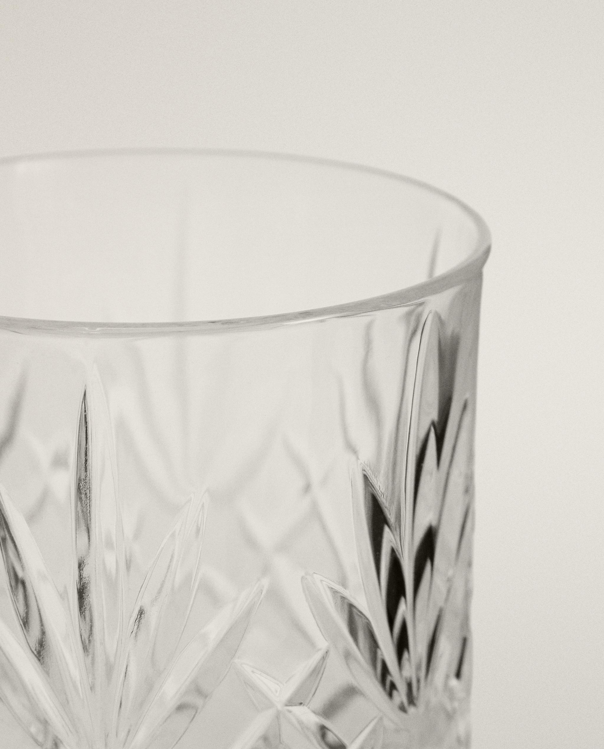 RAISED DESIGN CRYSTALLINE TUMBLER SET product thumbnail 5