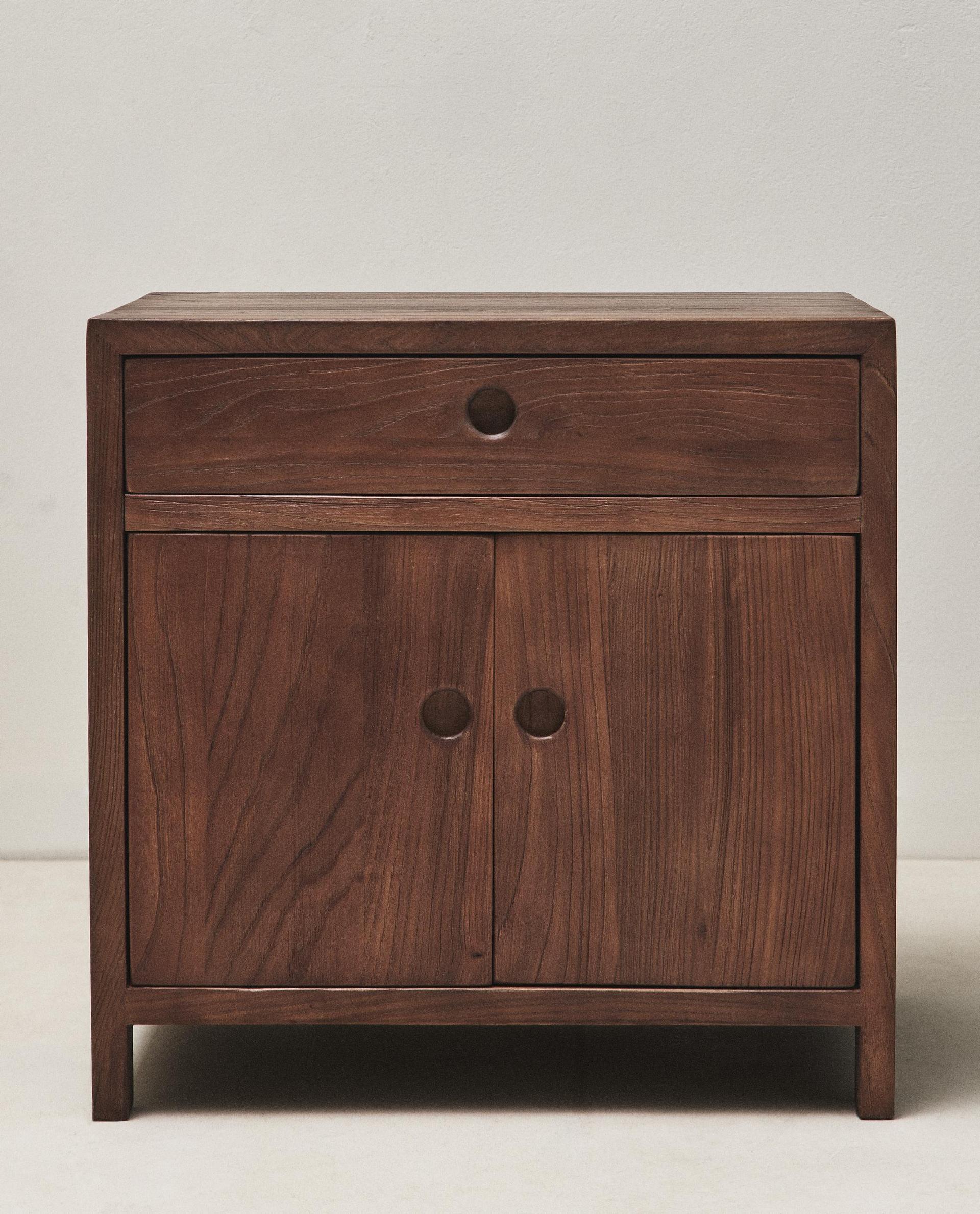 TABLE DE CHEVET EN BOIS D'ORME TABLE DE CHEVET EN BOIS D'ORME