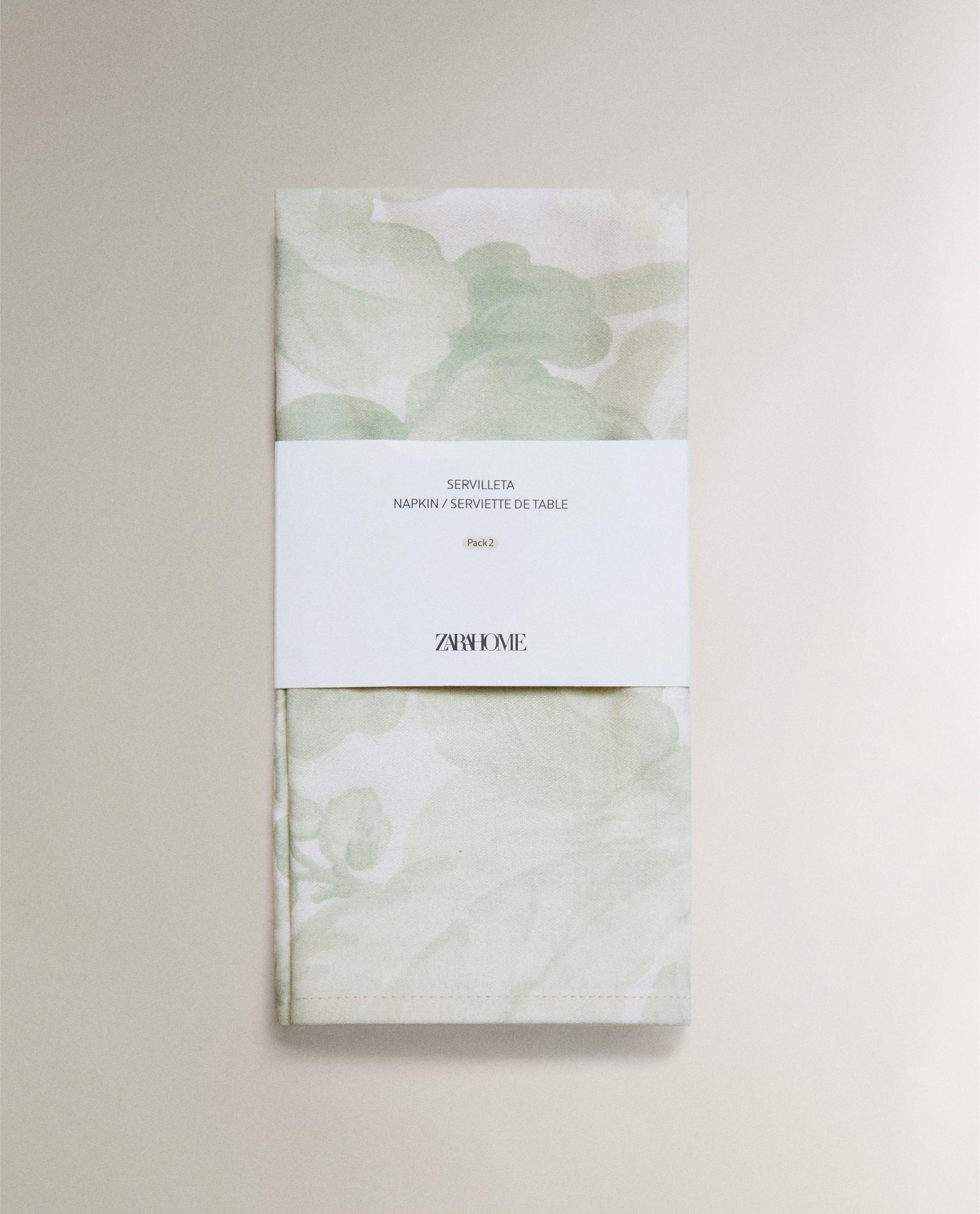 PLANT PRINT NAPKIN PACK (PACK OF 2) product thumbnail 8