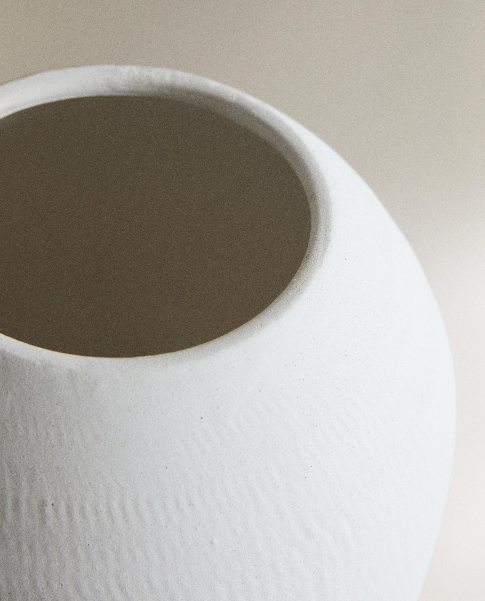 TEXTURED CERAMIC VASE product thumbnail 7