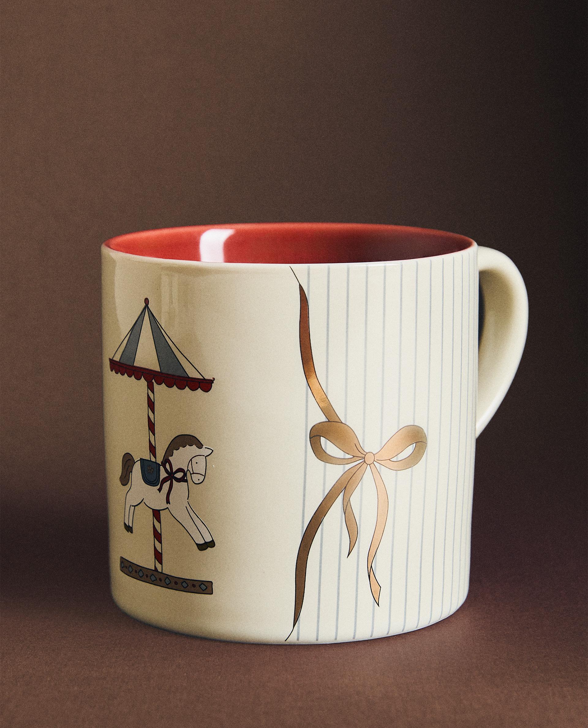 Mug Carousel CHILDREN'S CHRISTMAS CAROUSEL MUG | Zara Home Bahrain