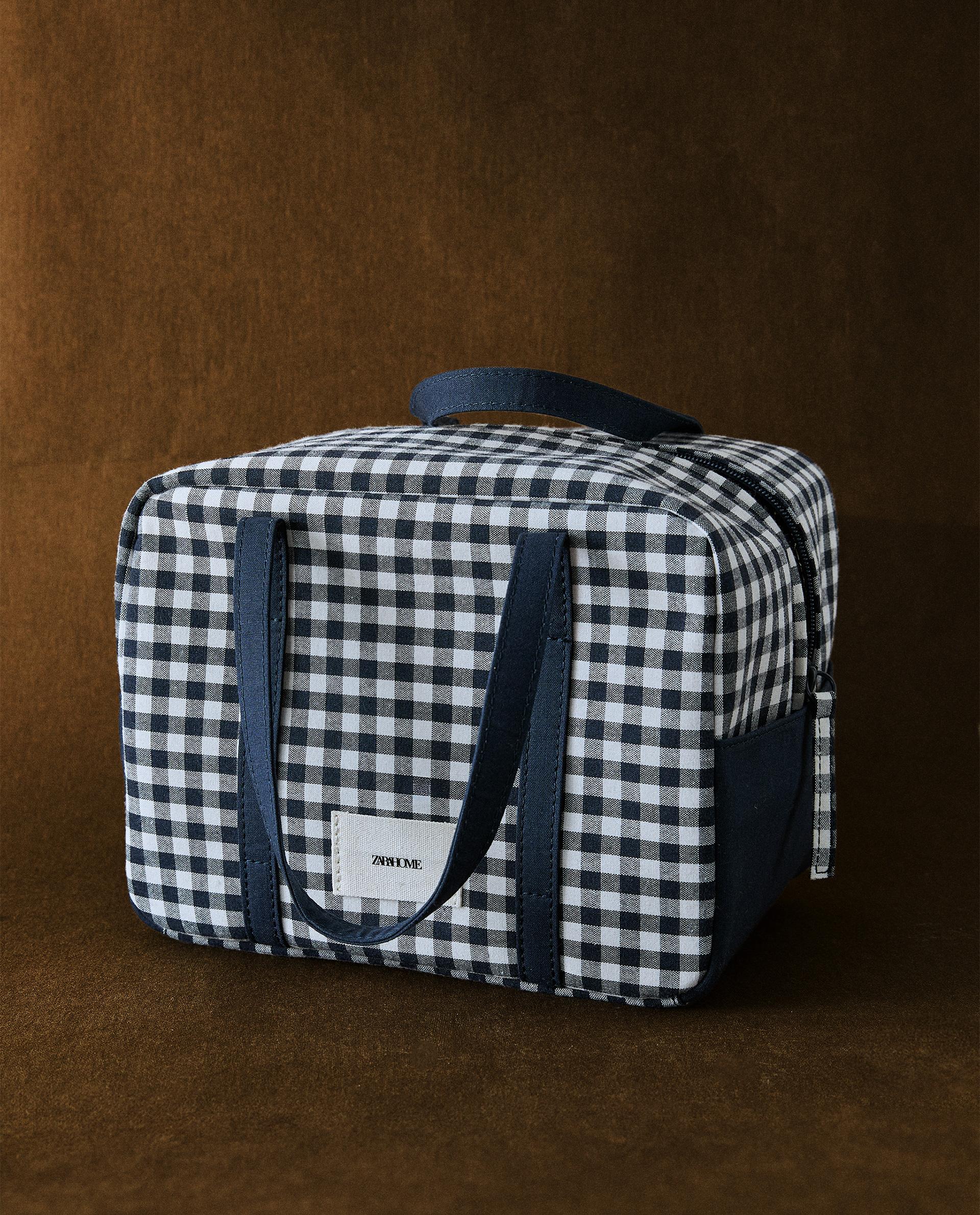 GINGHAM THERMAL FOOD BAG