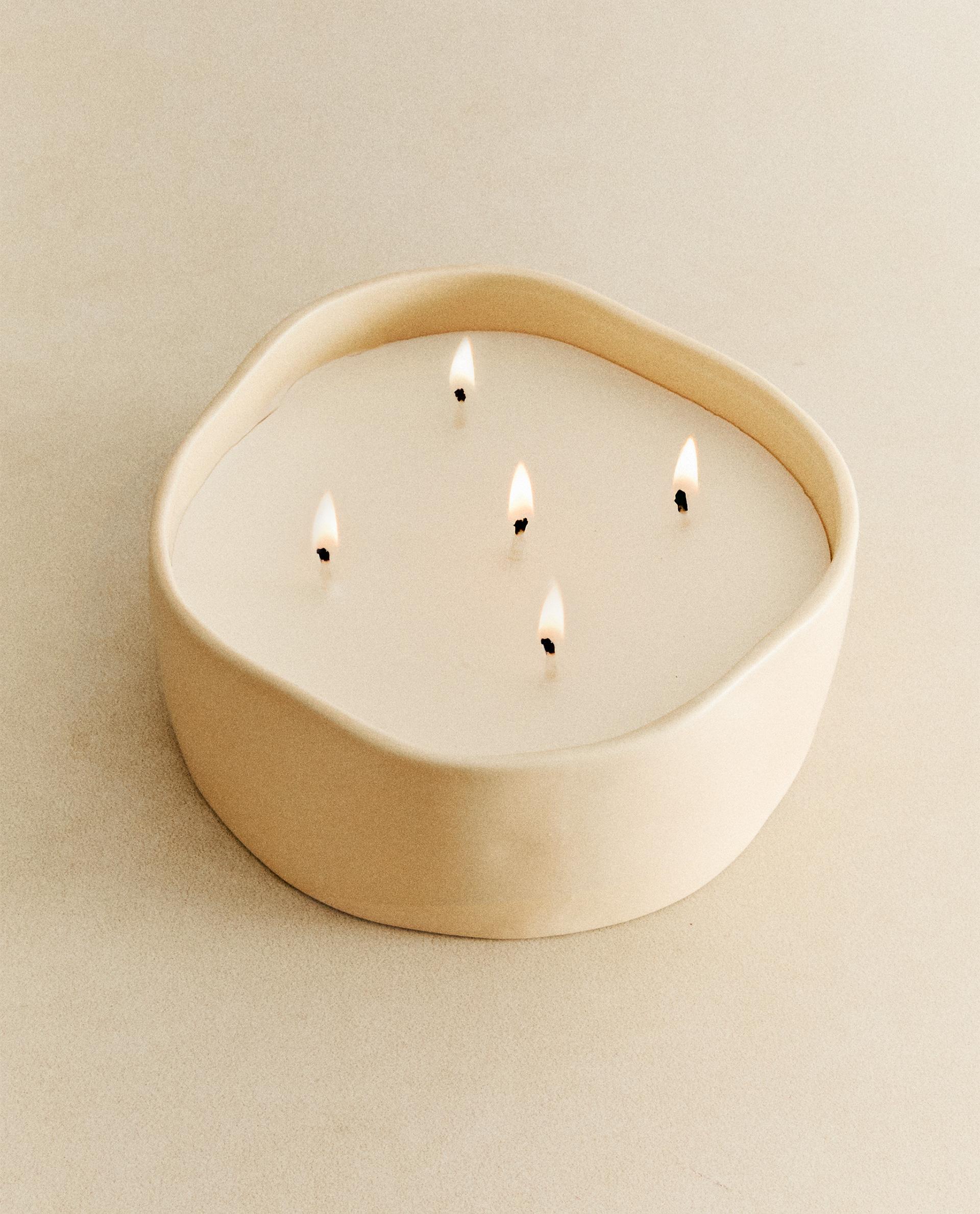 540 G) LUMINOUS CAMELLIA SCENTED CANDLE | Zara Home United