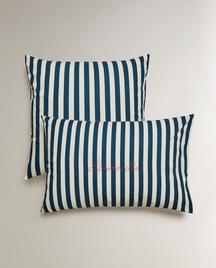 키즈 스트라이프 베개 커버 X THE ANIMALS OBSERVATORY 키즈 스트라이프 베개 커버 X THE ANIMALS OBSERVATORY