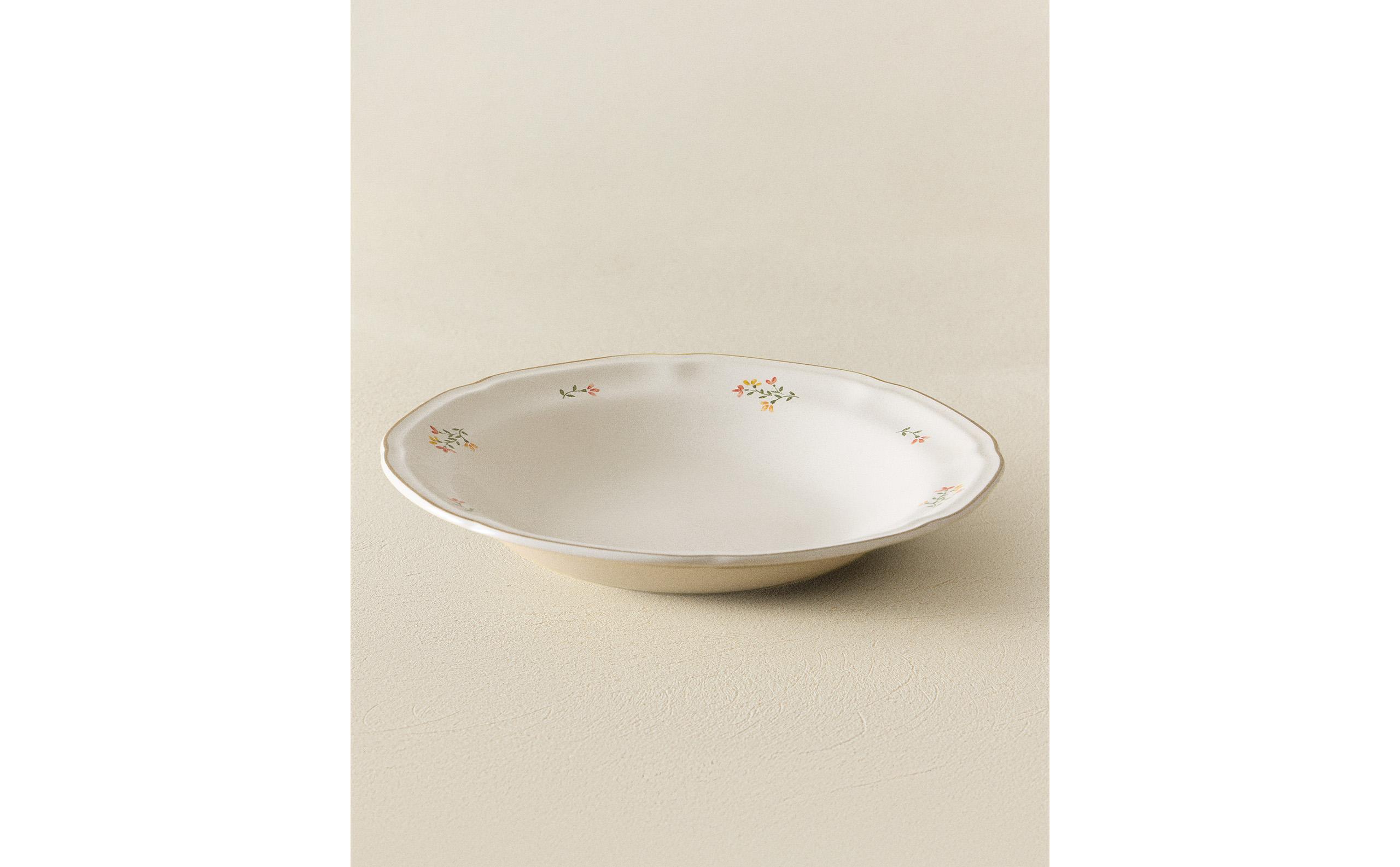 FLORAL PORCELAIN SOUP PLATE product thumbnail 3