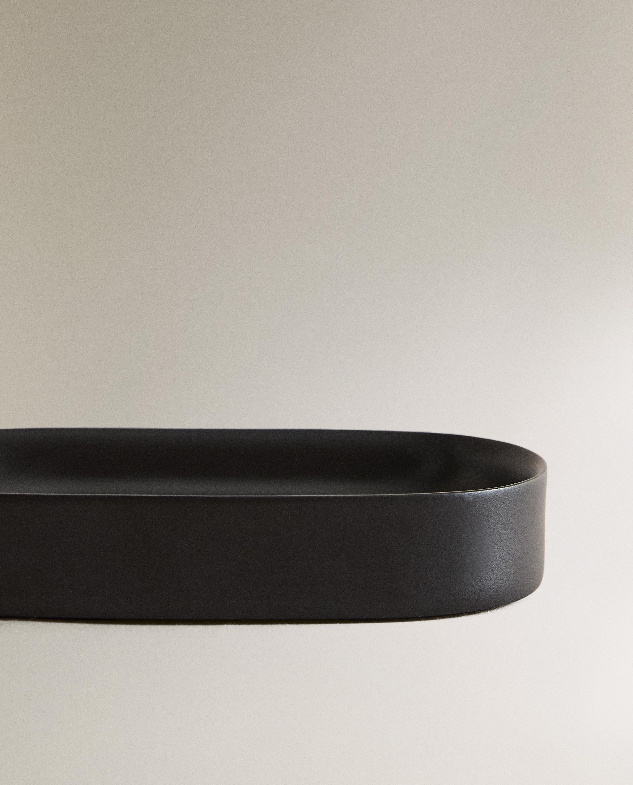 BLACK RESIN SOAP DISH product thumbnail 8