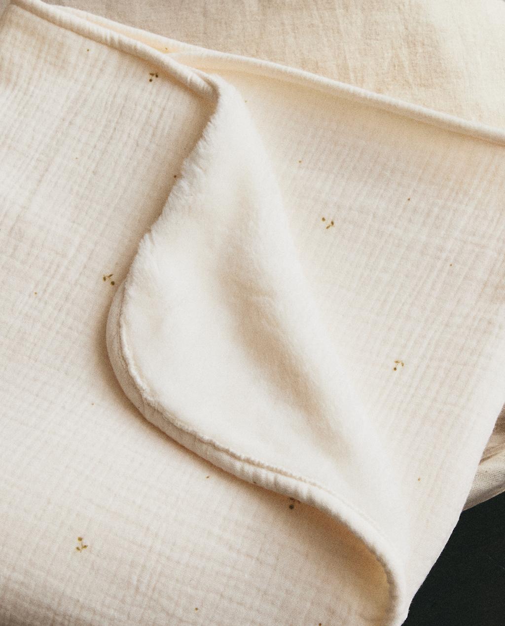 FLEECE EN MOUSSELINE KINDERDEKEN FLEECE EN MOUSSELINE KINDERDEKEN