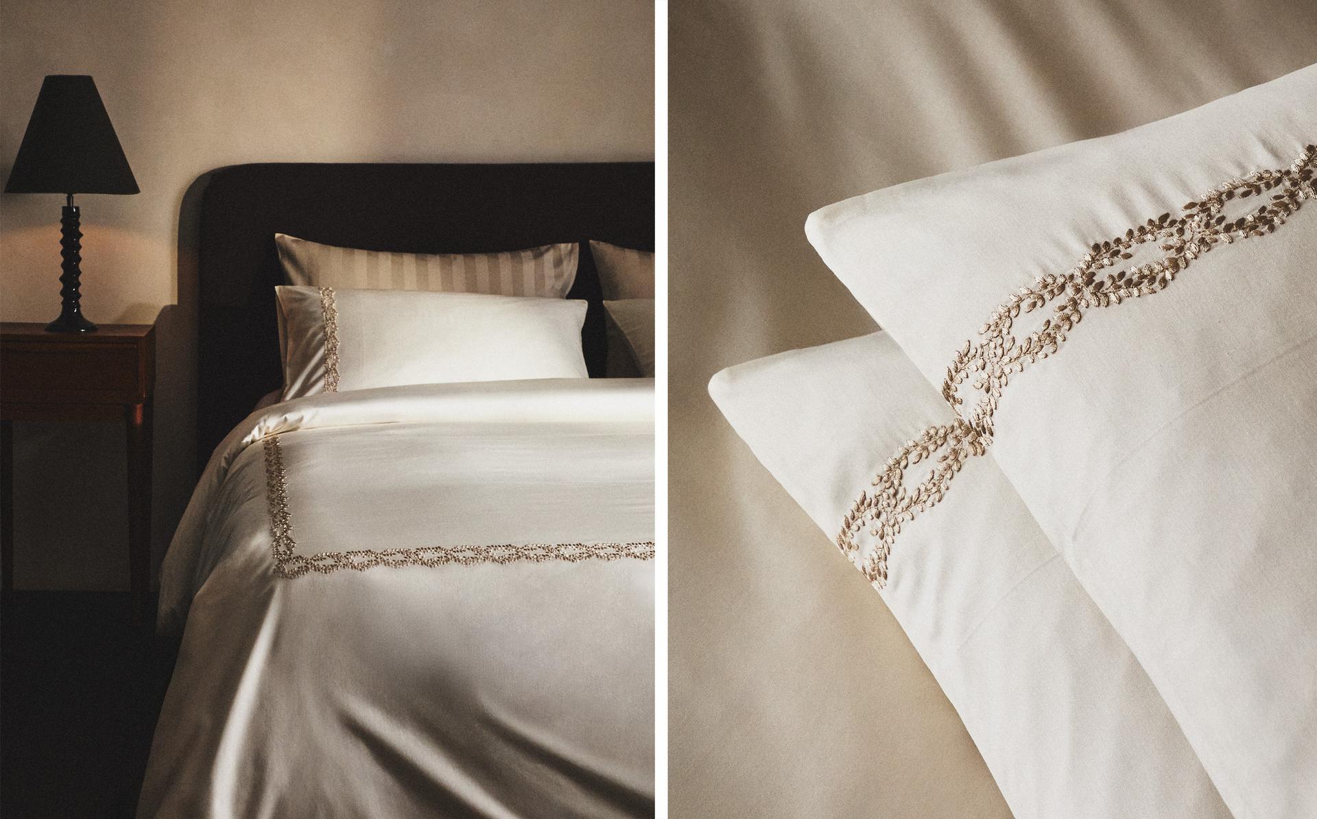 غلاف لحاف ساتان مطرز غلاف لحاف ساتان مطرز