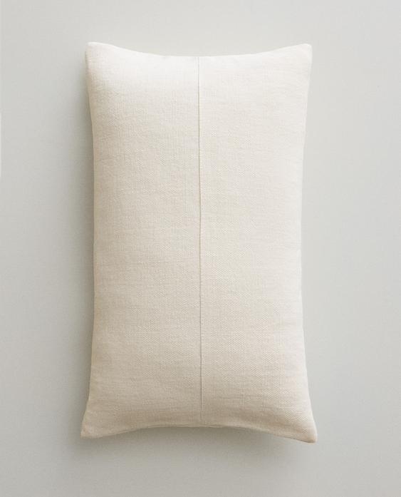 CUSHION COVER WITH STITCHING