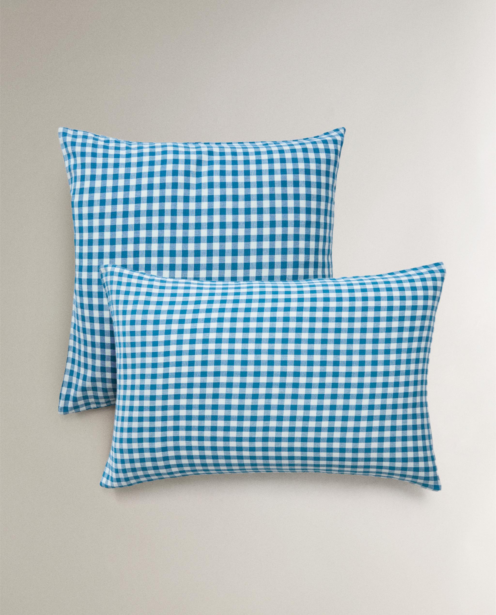 KIDS' CHECK MUSLIN PILLOWCASE product thumbnail 6