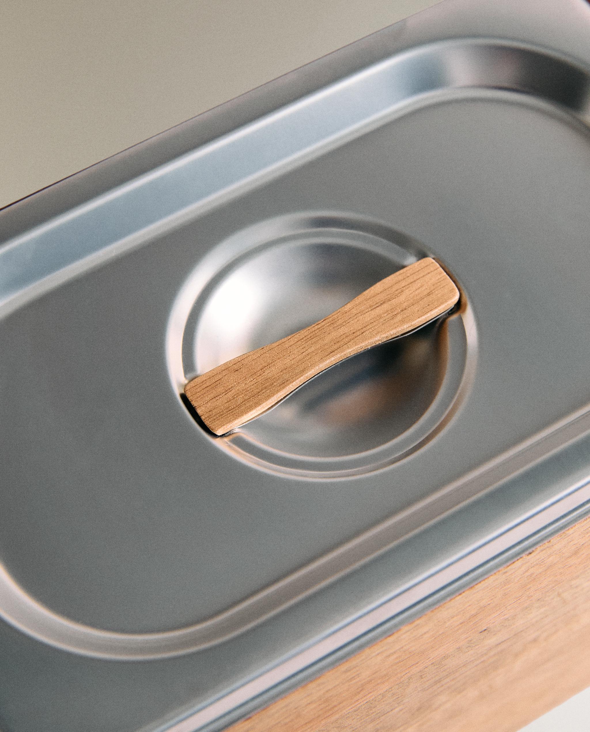 STEEL WOODEN ICE CREAM CONTAINER product thumbnail 5