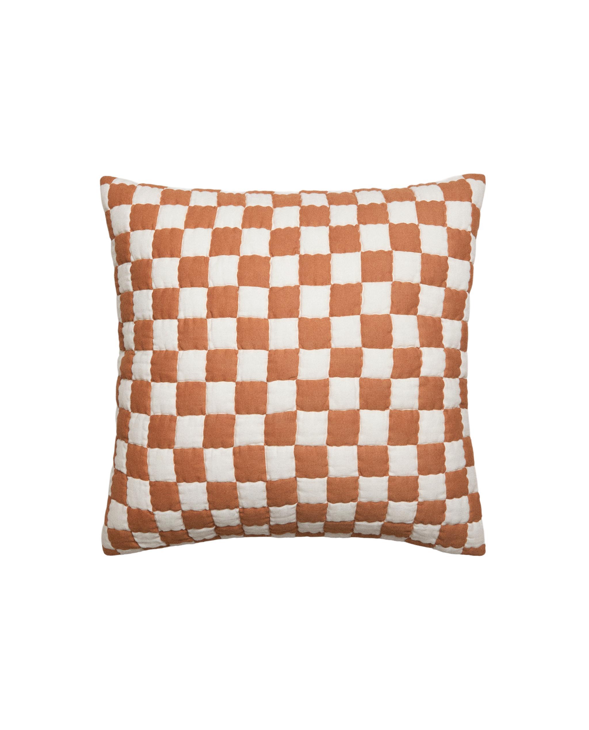 CHECK COTTON CUSHION COVER product thumbnail 4