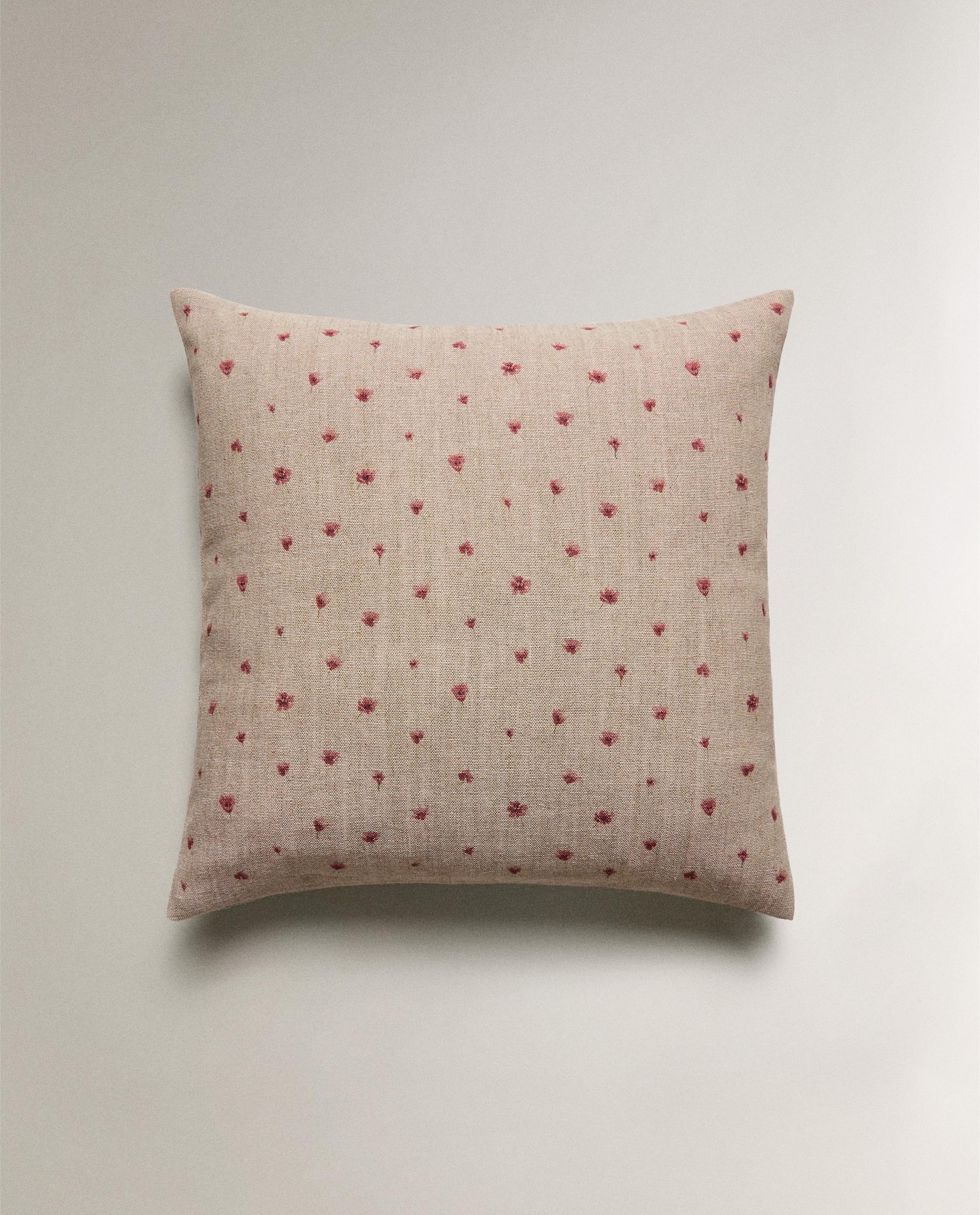 フラワーリネン クッションカバー | Zara Home 日本/Japan
