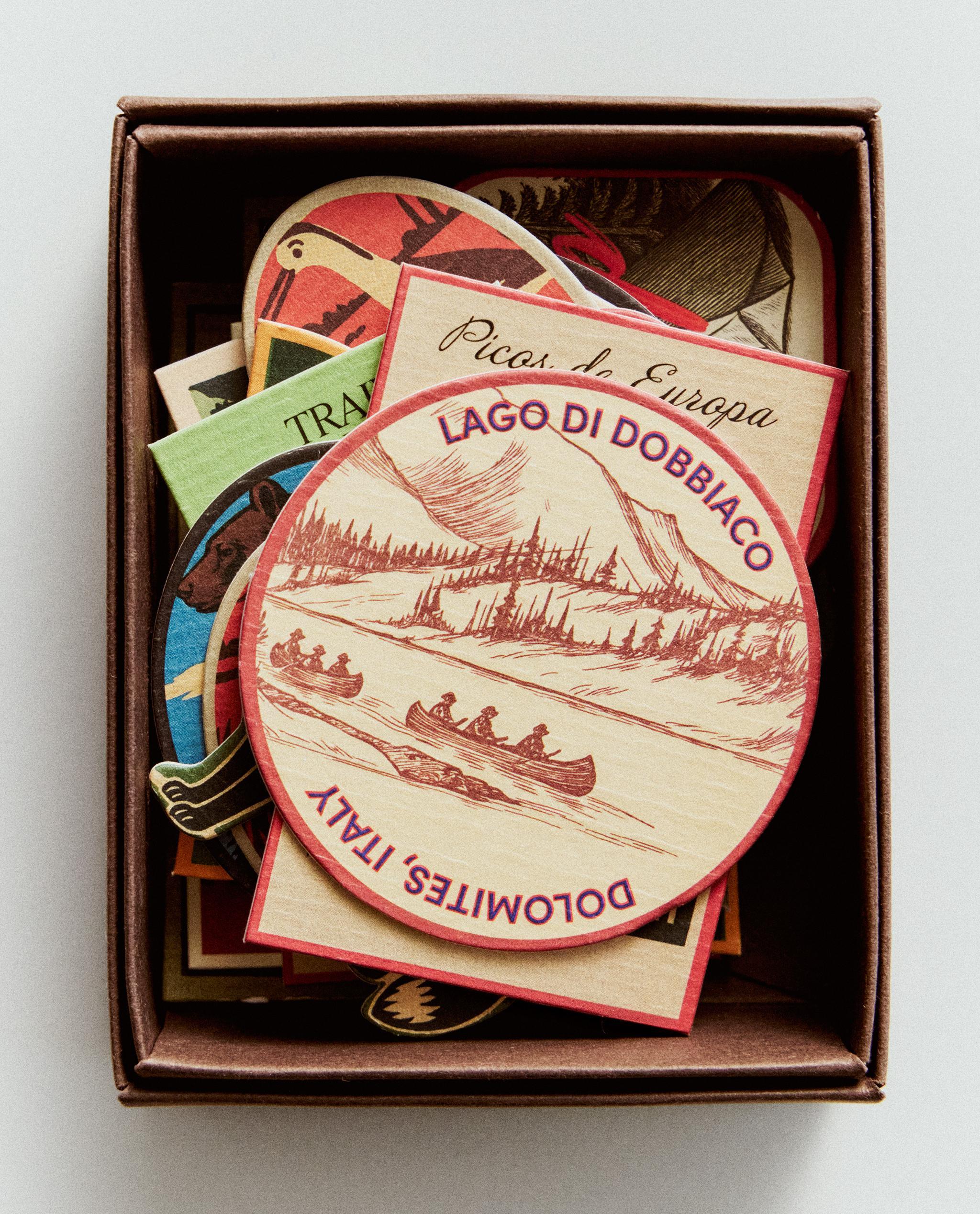 SET OF BOX AND 32 CAMPING STICKERS product thumbnail 9