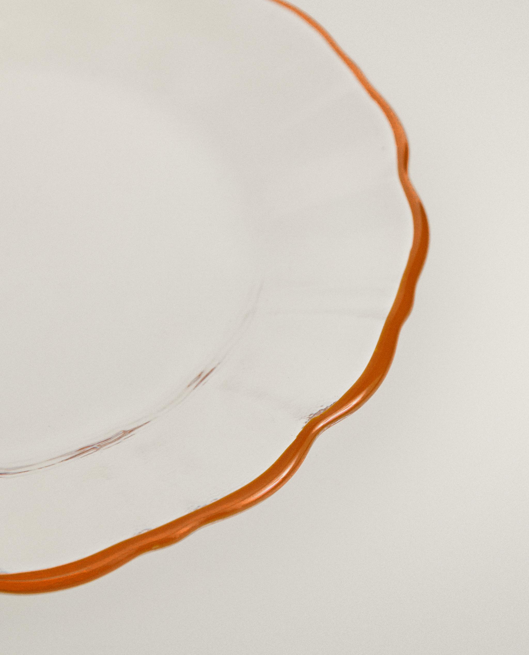 GLASS SIDE PLATE WITH RIM product thumbnail 15