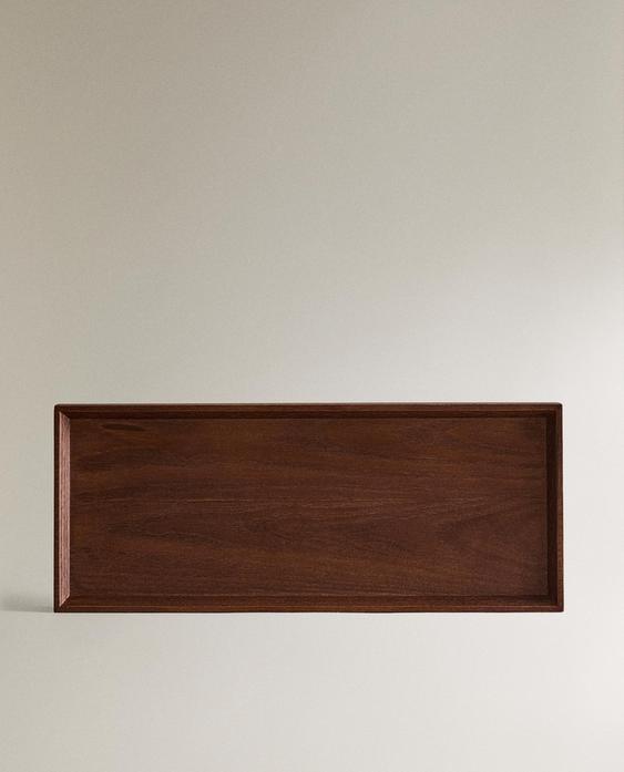RECTANGULAR WOODEN TRAY