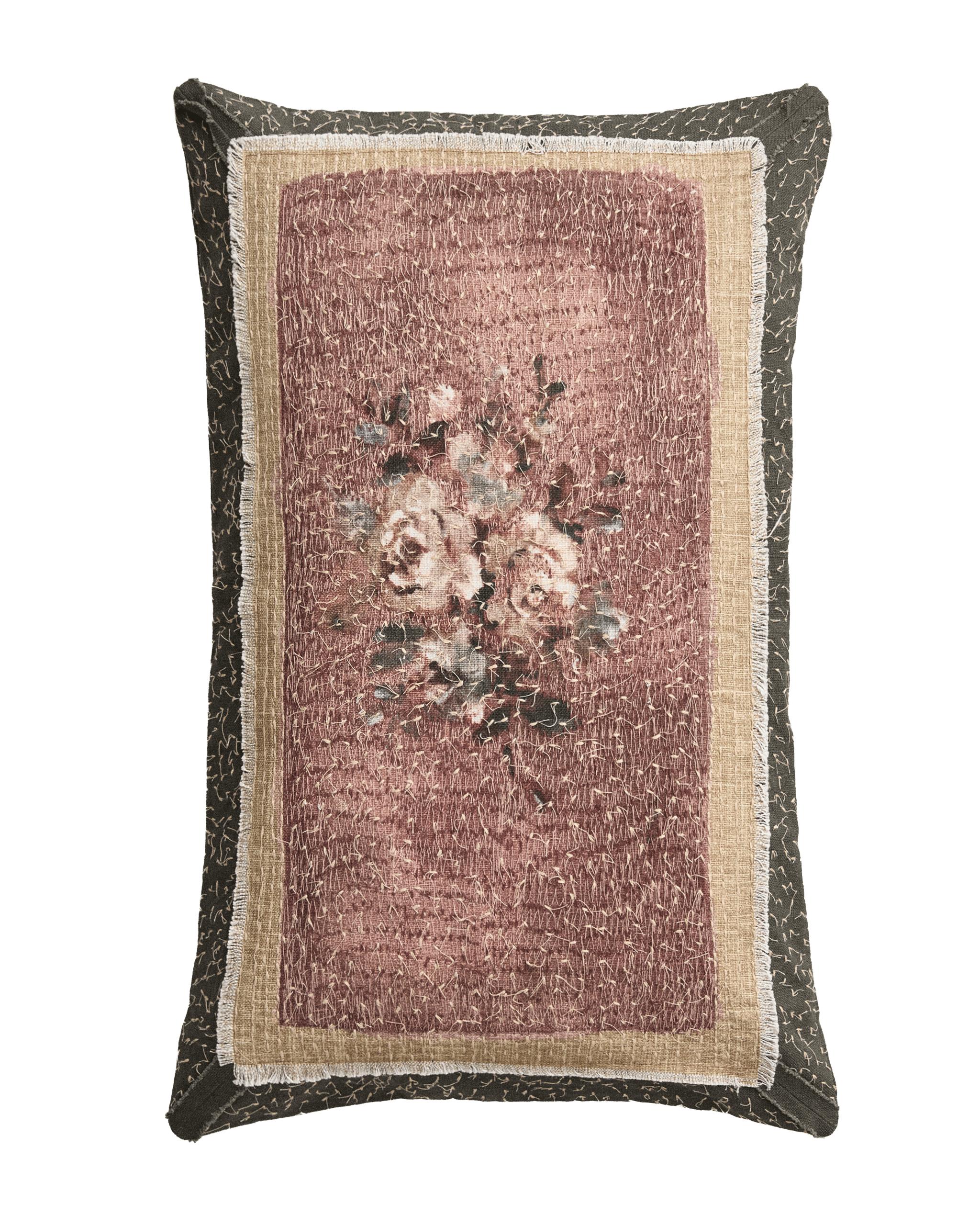 FLORAL APPLIQUÉ CUSHION COVER product thumbnail 9