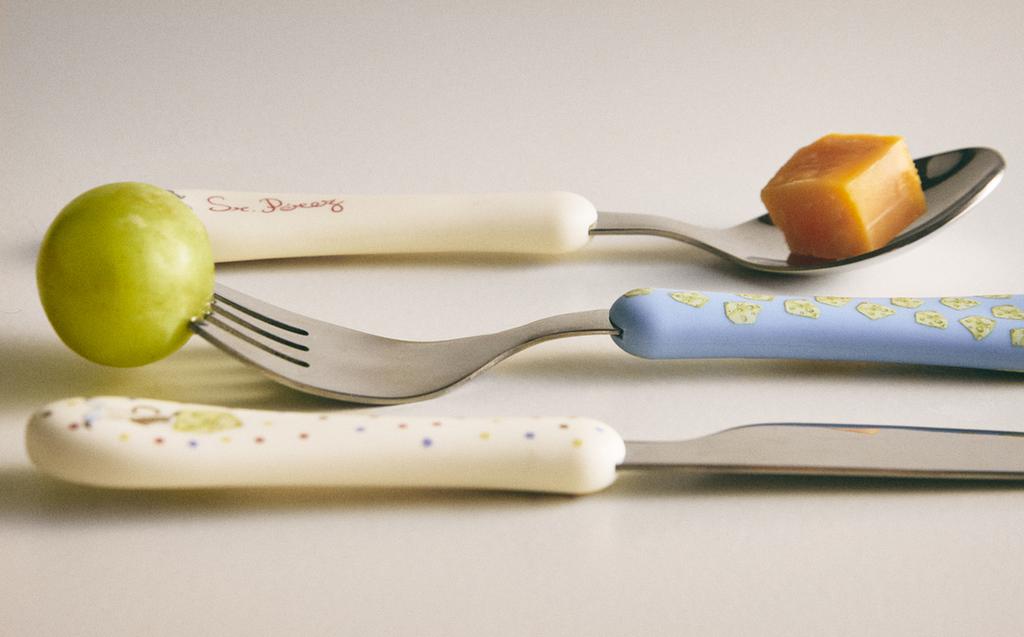 ДЕТСКИЙ КОМПЛЕКТ СТОЛОВЫХ ПРИБОРОВ MR. PÉREZ ИЗ КЕРАМИКИ