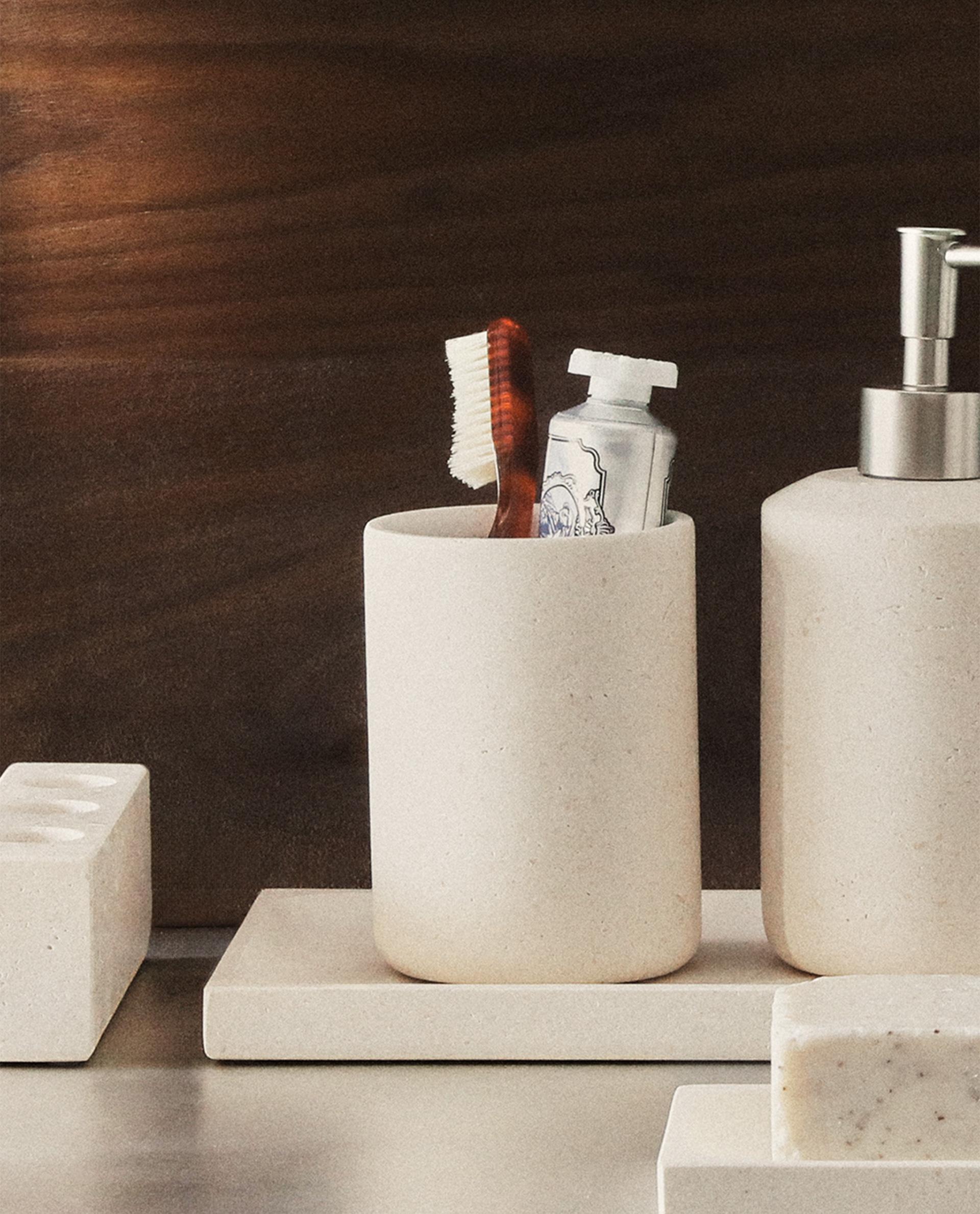 ホワイトマーブル バスルームセット | Zara Home 日本/Japan