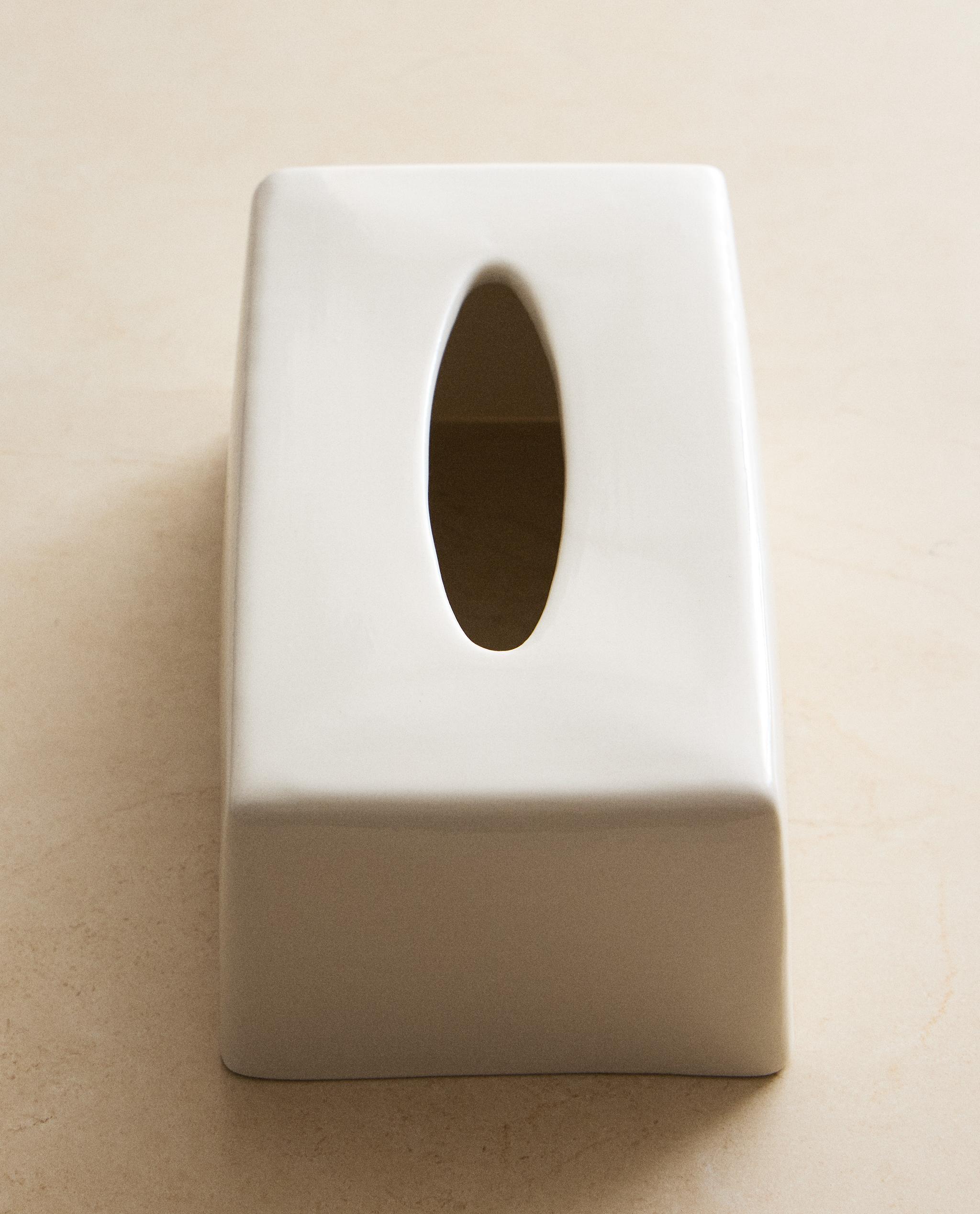 RECTANGULAR CERAMIC TISSUE BOX product thumbnail 8