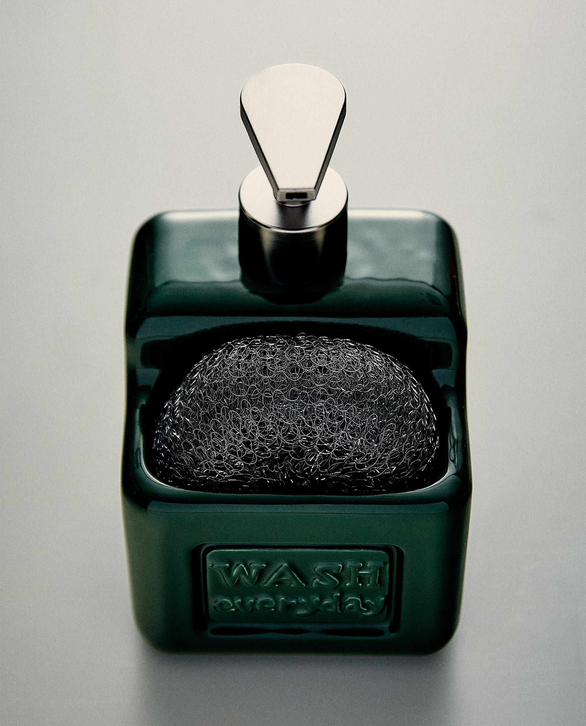 موزع سائل غسيل الأطباق مع وعاء موزع سائل غسيل الأطباق مع وعاء