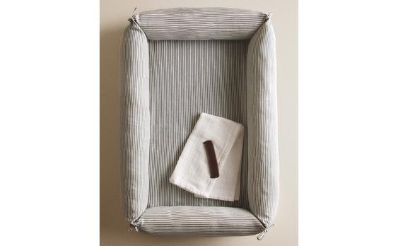STRIPED COTTON NEST COT
