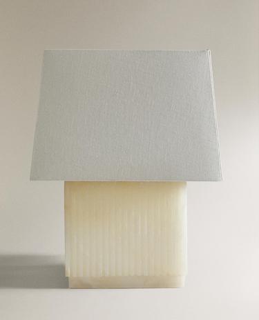 LAMPA STOŁOWA MARMUROWA