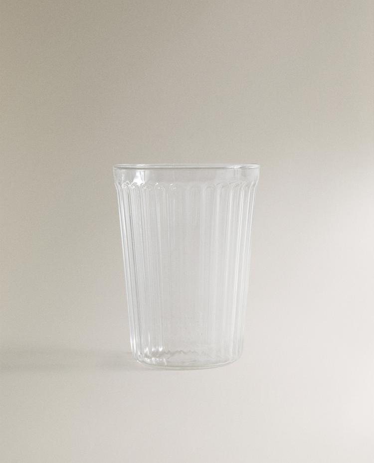 SOFT DRINK TUMBLER WITH LINES