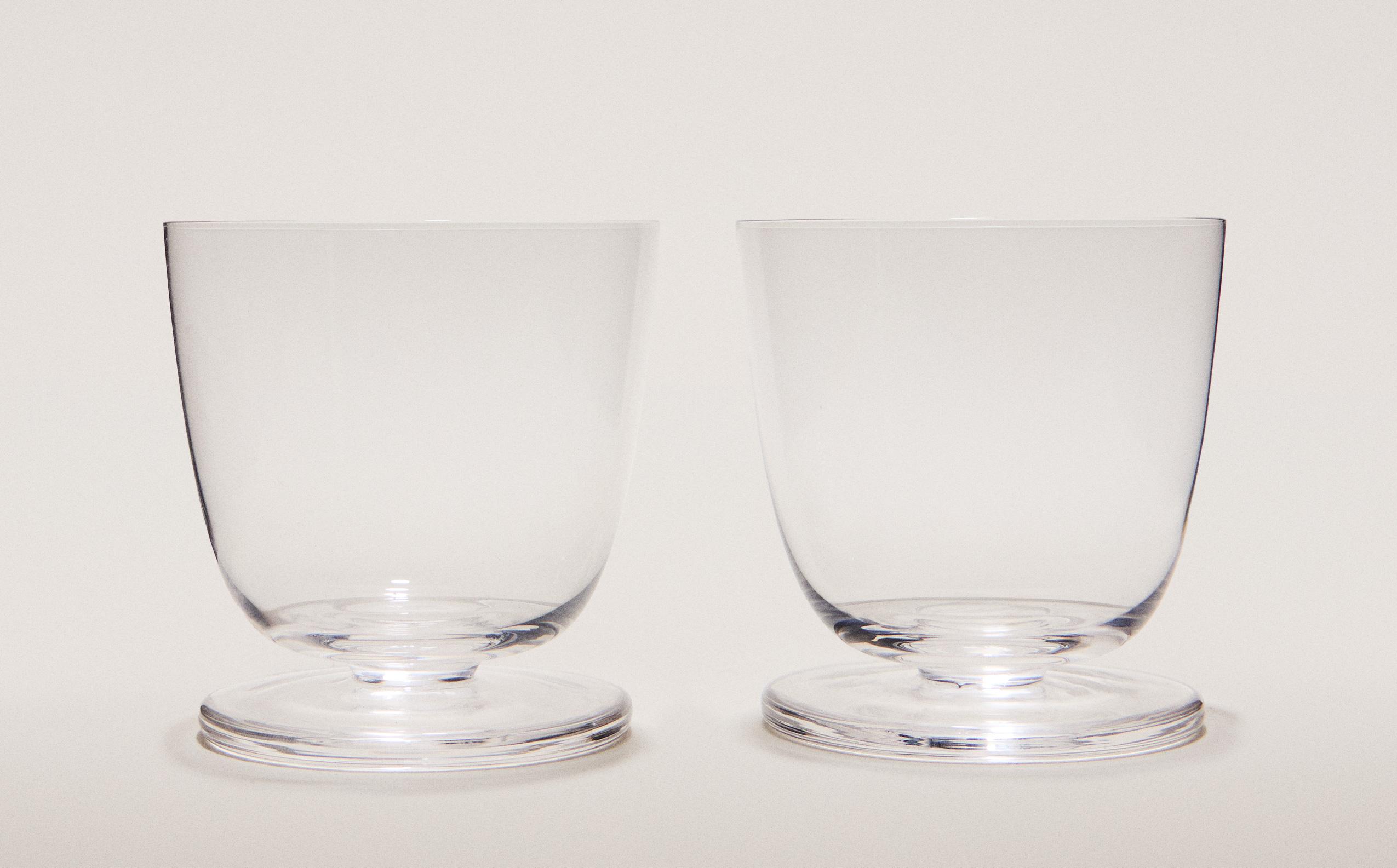 SET OF 2 - STEMMED GLASS S