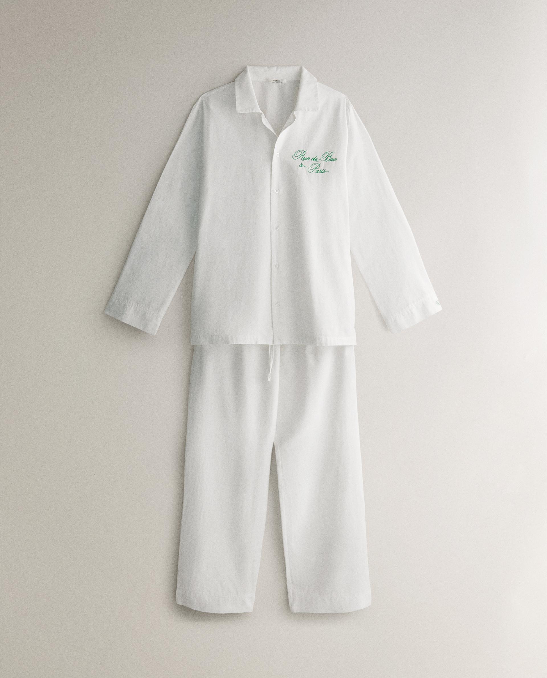 Pyjama Femme Pantalon Style Pyjama Zara PANTALON STYLE PYJAMA EN