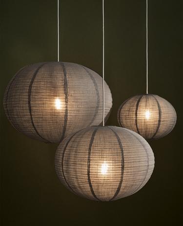 LINEN CEILING LAMP SHADE