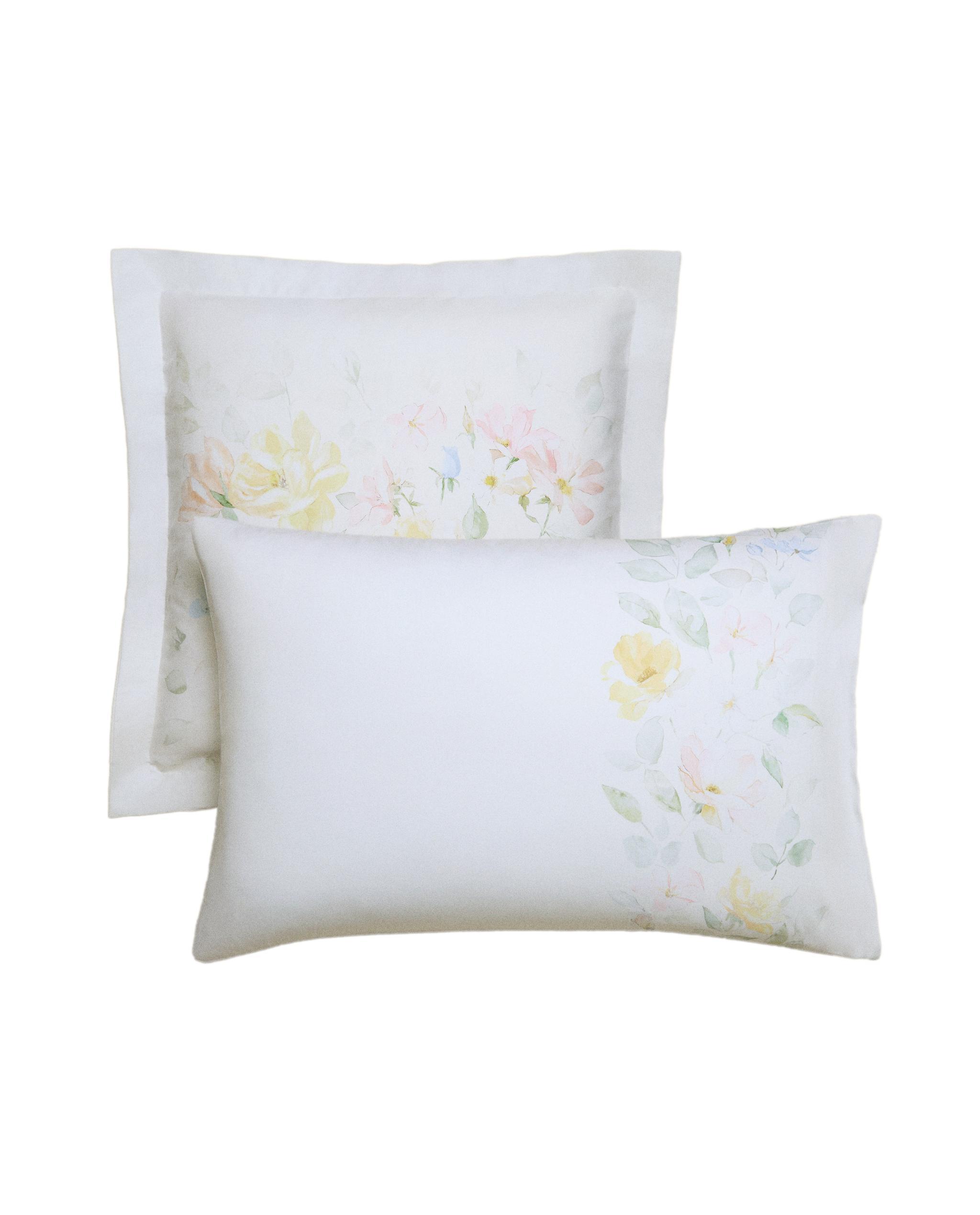 WATERCOLOUR FLOWER PRINT PILLOWCASE product thumbnail 5