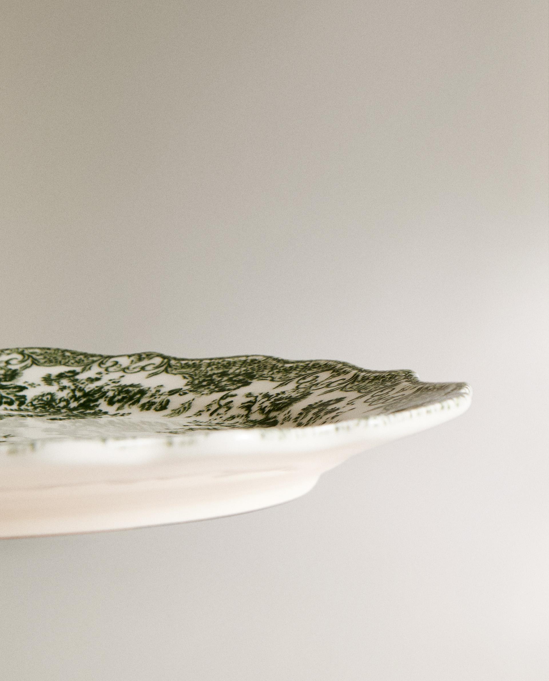 FLORAL EARTHENWARE SERVING DISH product thumbnail 19