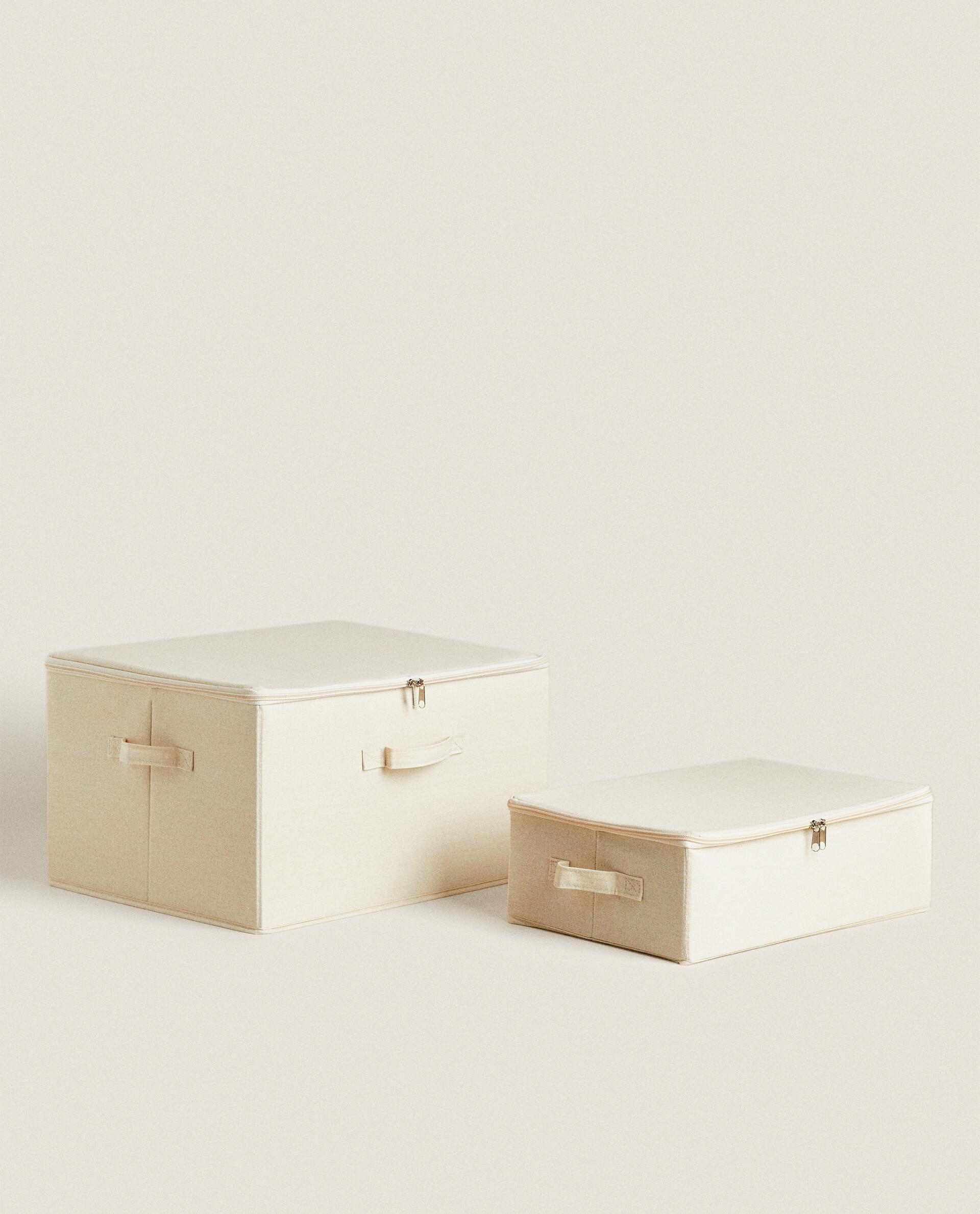 ネットオフ 送料得店  ふた付き 折りたたみ式 収納ボックス | 日本/Japan Home Zara 家具・インテリア