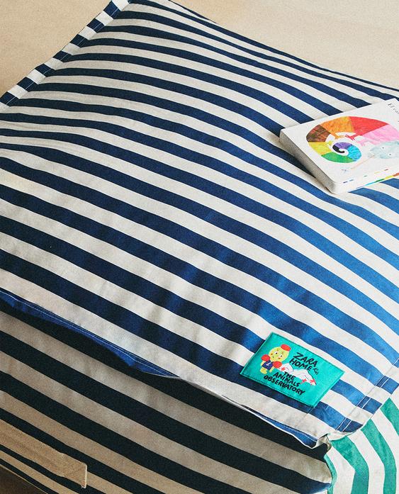 POUF BAMBINI RIGHE X THE ANIMALS OBSERVATORY