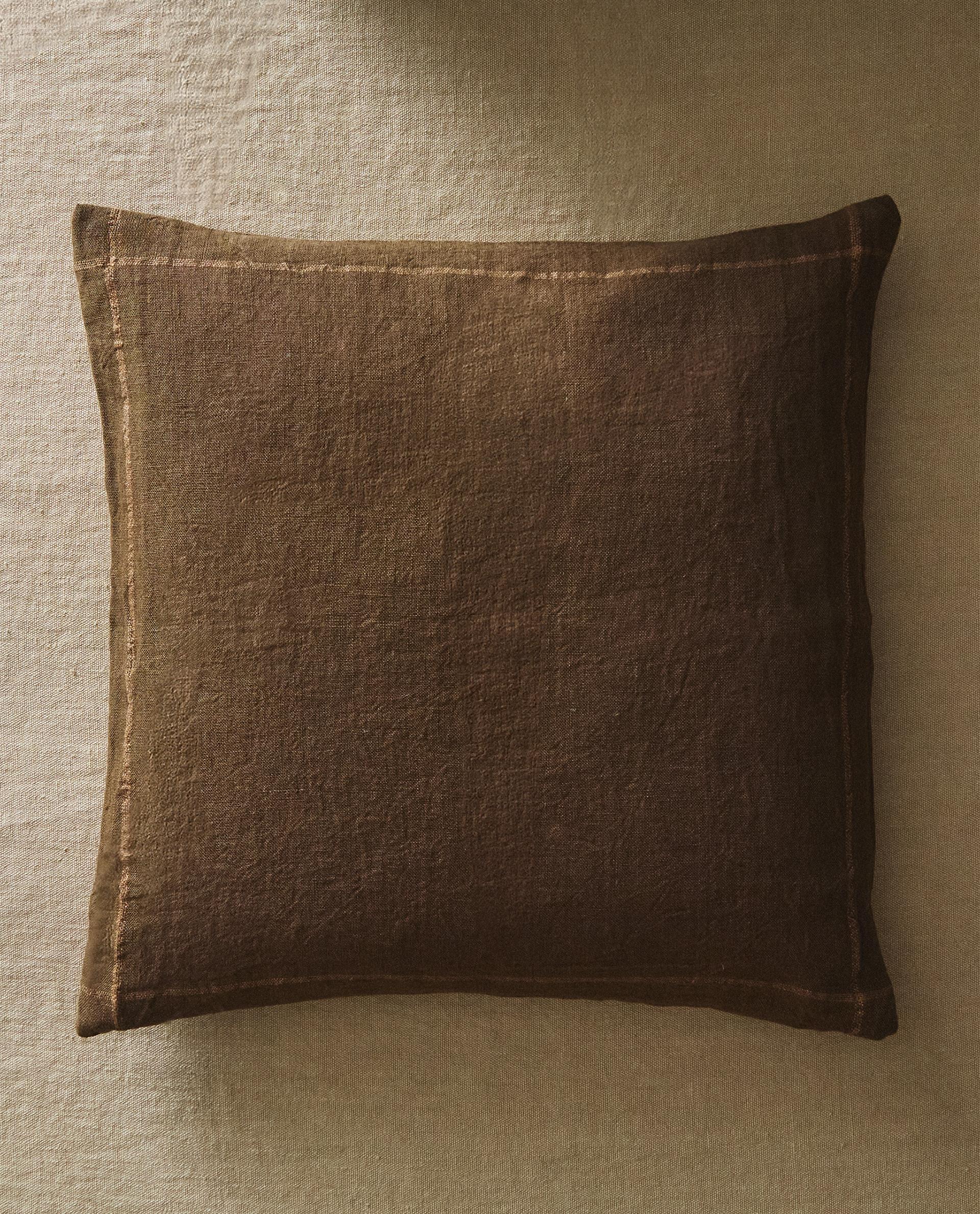 LINEN CUSHION COVER