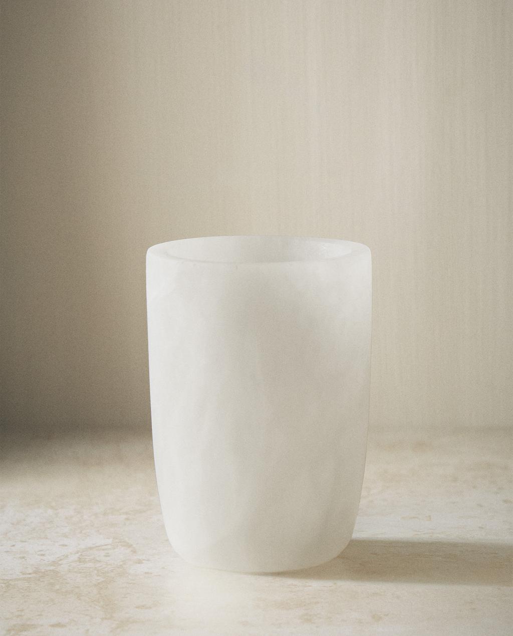 ALABASTER TOOTHBRUSH HOLDER ALABASTER TOOTHBRUSH HOLDER