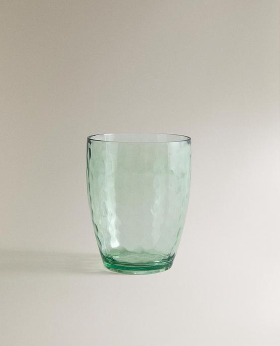 ACRYLIC TUMBLER WITH HAMMERED EFFECT