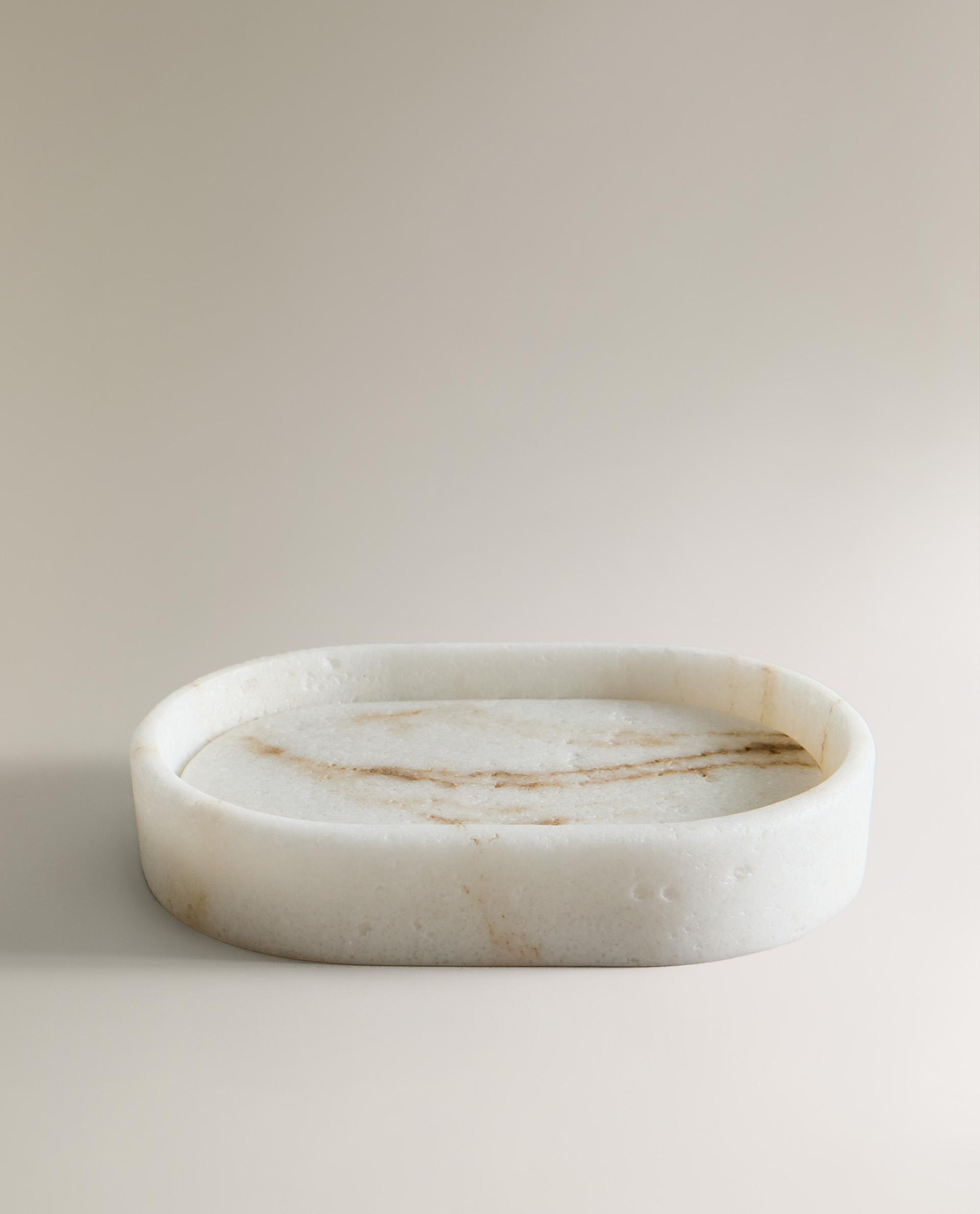 MARBLE-EFFECT BATHROOM SOAP DISH product thumbnail 6